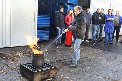 Foto von EVVA-Brandschutzbeauftragten