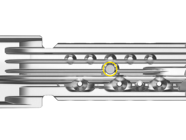 Akura 44 Schlüssel mit Magnetpille Systemfeature