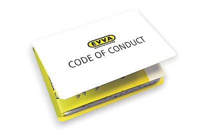 Cover of Code of Conduct from EVVA