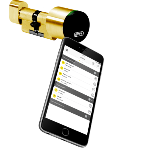 AirKey Smartphone and Cilinder