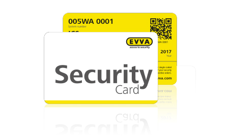 evva security card